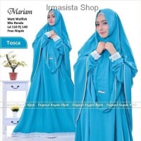 Baju Gamis / Fashion Wanita / Longdress Maxi Wolfis Polos Kombinasi Um