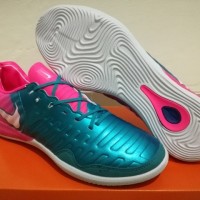 Sepatu Futsal Nike Tiempo Ligera IV Blue Pink