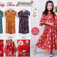 Gamis Teddy Bear anak 3419-814 ( uk 1-2-3 )