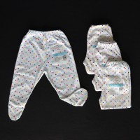 MIYO 4 Pcs Celana Panjang Tutup Kaki Bayi/Baby Polkadot Murah