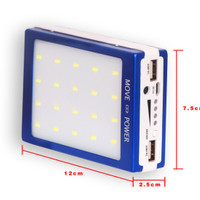 Jual Solar Charger Power Bank Solar 20 LED 100000mah lampu emergency Murah