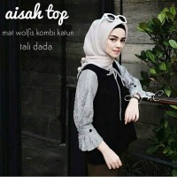 Foto hijab/hijab cantik/baju muslim 2018/hijab ootd - Aisah top
