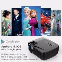 Proyektor GP70UP Built in Android Wifi Bluetooth Miracast and TV Tuner