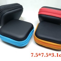 Jual Stylish Colorful Earphone Case Headset Tempat (7.5x7.5x3.1cm) Murah
