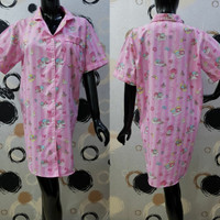 Piyama Cewek Daster Baju Hamil Baju Tidur Wanita Twin Little Star Pink