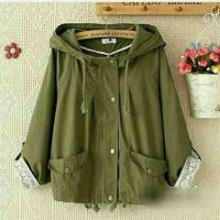 cafedo parka jaket kanvas T2909