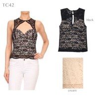 TC42 - Lace Top With Bra Pad Promo