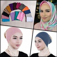 Jilbab untuk wajah bulat Ciput/Inner Bandana Rajut