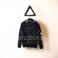 HOODIE JACKET BAPE BY A BATHING APE X NBH BLACK MIRROR QUALITY 1:1 ORI