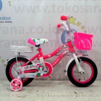 12in Evergreen Lily CTB Sepeda Anak Perempuan Usia 2 - 4 Tahun