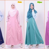GAMIS SYARI BAJU MUSLIM WANITA GAMIS NIBRAS NB 142 DONGKER