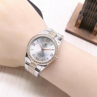 Jam Tangan Wanita Rolex Semi Ori / Jtr 1172 Kombinasi Rose