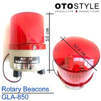 SPECIAL Lampu Ambulance / lampu kojek /lampu truk (ROTARY BEACONS) LAR
