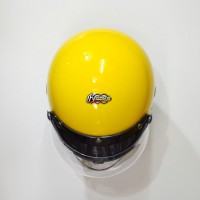 Helm Retro Fino Barcode Double Visor Kun KODE BN9691