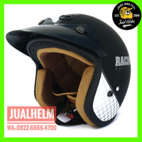 Helm Retro/Helm Classic/Helm Bogo/Helm Vespa/Helm Ava Motif Racing
