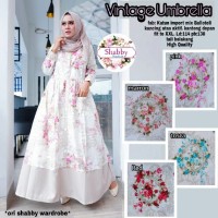 Baju Terusan Wanita Muslim Longdress vintage umbrella