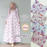 Gamis Zie Zie maxi Bahan Katun Import HQ