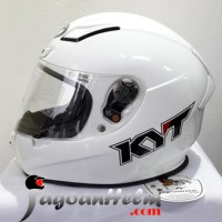 KYT Helm CASCO KR1 CARBON | PLAIN White Metalic | KR-1 SE DDRING