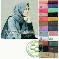 Jual Hijab Pashmina Denim Supernova Jilbab Casual Murah