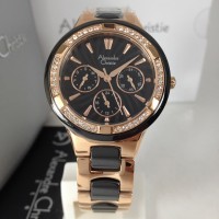 JAM TANGAN ALEXANDRE CHRISTIE WANITA SERI AC 2299 KERAMIK ORIGINAL