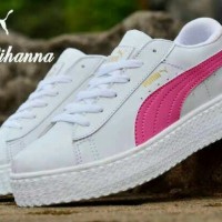 SEPATU SANDAL WANITA/CEWE ID SEPATU PUMA RIHANNA LIST PINK SEPATU