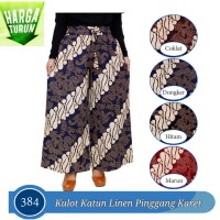 Celana Kulot Dewasa Motif Batik Khas Nusantara Bahan Halus dan Lembut