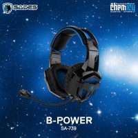 Jual Sades SA-739 B-Power + Y Cable Splitter Murah