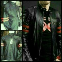 Jual Jaket Kulit Sintetis X Man (jaket pria, jaket distro, jaket bandung) Murah