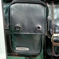 Tas Pinggang Dompet Hp Casual Kulit Import Merk Cruiser Warna Hitam