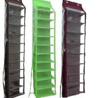 Rak Sepatu Gantung Resleting HSOR HSOZ Hanging Shoes Organizer Zipper