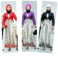 Gamis Amira Anggrek | Pabrik Baju Batik Wanita Grosir Murah Solo