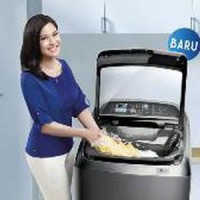 Mesin cuci Top loading Samsung WA95J5710SG Kaps 9.5Kg - Diskon