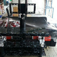 Rak/Meja LED TV Tempered Glass Plus Bracket