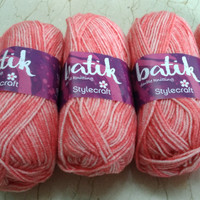 STYLECRAFT BATIK - CORAL, benang rajut ply sembur murah
