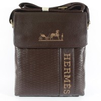 TAS SELEMPANG PRIA PREMIUM IMPORT KULIT ASLI | HERMES 505 COFFEE