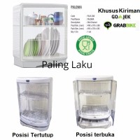 RAK PIRING PLASTIK TERTUTUP ROVEGA PALOMA (KHUSUS GOJEK INSTANT KURIR)