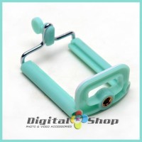 (Murah) Holder U/Clamp HP Tongsis ukuran M - warna Hijau Muda