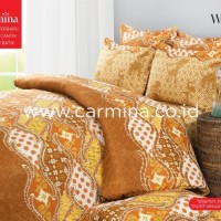 (Murah) Bedcover Batik Carmina - Wayang ukuran 160x200