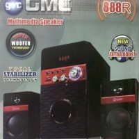 GMC 888R Multimedia Speaker Aktif 90WRMS Active Subwoofer System 2.1Ch