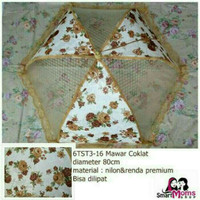 tudung saji bulat shabby rose elza diameter 80cm