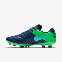 Sepatu bola nike original Tiempo Genio 2 leather FG murah blue/green