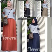 Dress Simple / Gamis sehari hari / Baju wanita murah : Gianda maxi MU