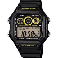 JAM TANGAN CASIO DIGITAL PRIA AE-1300WH-1AVDF ORIGINAL GARANSI CASIO