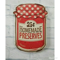 Hiasan Dinding Poster Kafe Restoran Classic Bentuk Toples Homemade