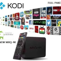 terbaru TV Box Android MXQ-4K Full Paket