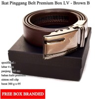 Gesper / Ikat Pinggang LV Premium Brown - B
