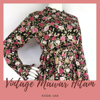 Gamis Katun Jepang Asli Vintage Mawar