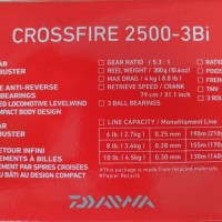 New reel pancing spinning DAIWA crossfire 2500 Bi TERLARIS