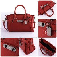 Coach Swagger Sz27 M3874 Togo & Calfskin Leather Tas Wanita Tas Batam