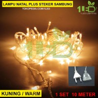 Jual Lampu Natal LED Warm White kuning Twinkle Light hias tumblr dekorasi Murah